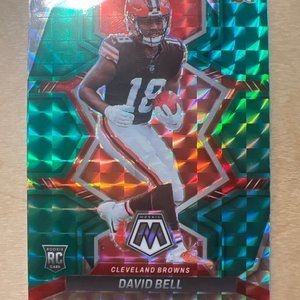 2022 Mosaic David Bell Browns Rookie Card RC #328 Green Prizm
